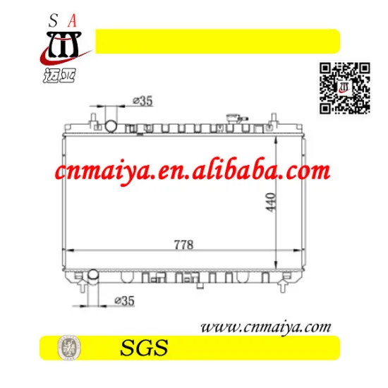 auto radiator fit for Grand Carnival VQ2.7