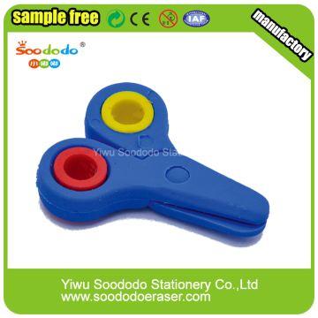 Blue Scissors cool erasers for school ,office eraser