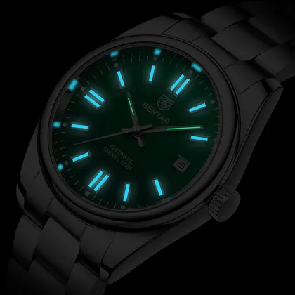 Benyar 5185 Transparent Automatic Mechanical Watch