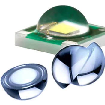 Glass Half Ball Lens for LED Industries, Used by Cree