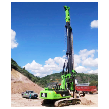 High Digging Power Hydraulic Crawler Drilling Rig with Rotary Head for Borehole and Pile Driving