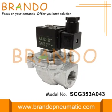 SCG353A043 Integral Pilot Solenoid Pulse Valve 3/4'' AC220V