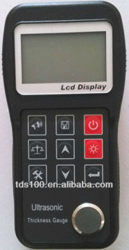 Portable ultrasonic thickness gauge for metal