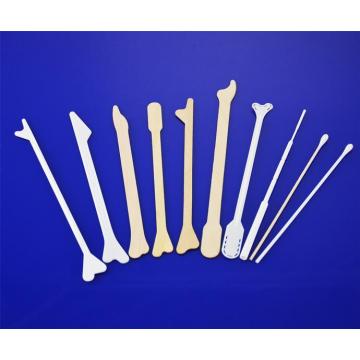 Spatule cervicale en plastique en bois et cuillère