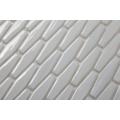 White Waterproof Glass Mosaic Wall Tiles For Toilets