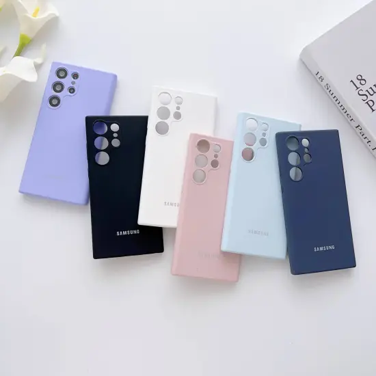 Luxury Soft TPU Liquid Silicone Shockproof Case for Samsung Galaxy A54/A34/A24/A14/S23/S22