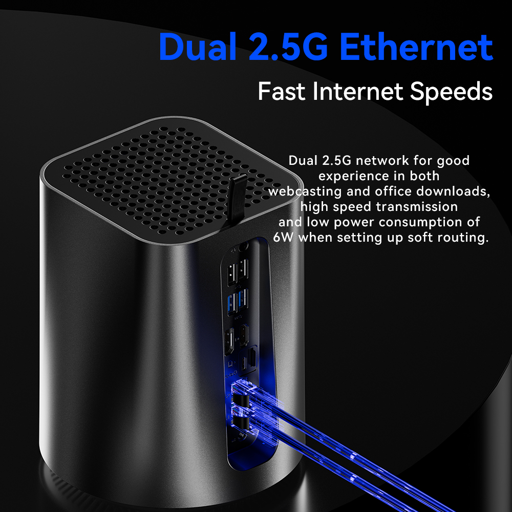 N100 Mini PC NAS Firewall Router