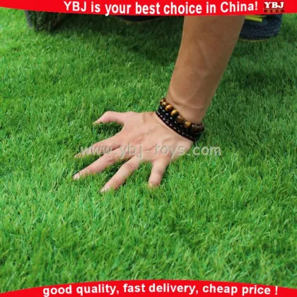 Guangzhou YBJ fifa 2 star fake artificial grass, football artificial grass fifa 3 star
