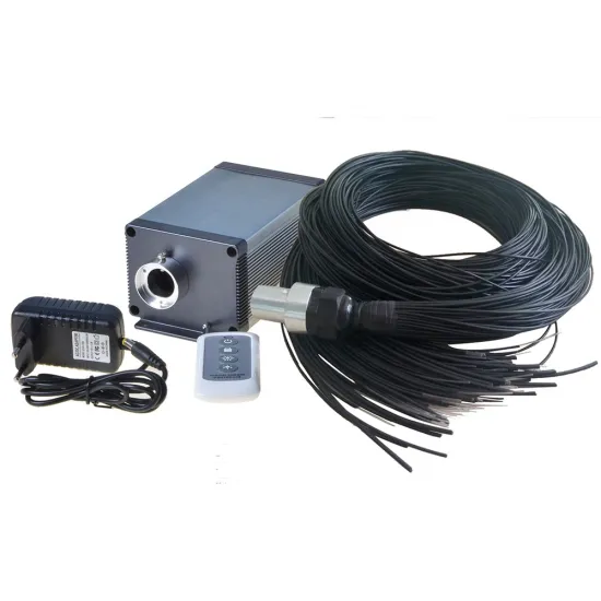 Fiber Optic Light Sauna with Twinkle Color LED and PVC Coating for Sauna Ceiling