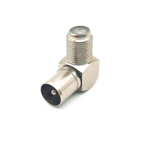 TV Coaxial Plug to F Female Connector Adaptor