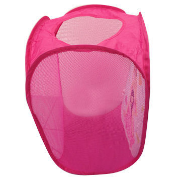 Foldable Storage Baskets, Made of Mesh Cloth and 190T