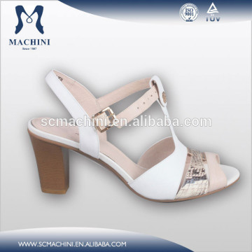Comfort low heel leather china womens shoes