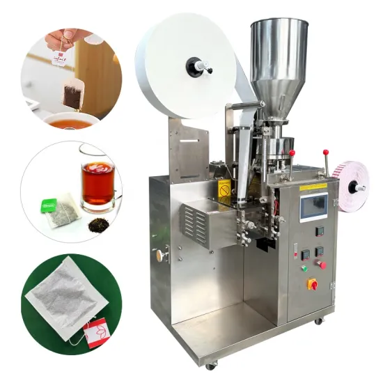 Fully Automatic Inner Filter Paper Tea Bag Packaging Machine with Thread and Tag