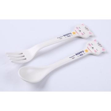 5pcs plastic baby feeding set