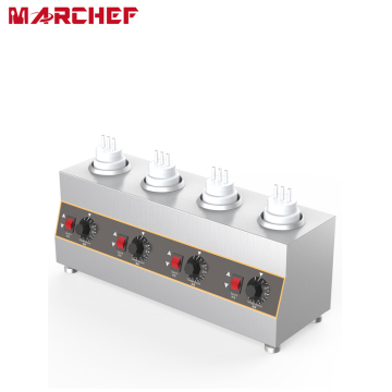 Professional CE Commercial Electric 4-Hole Sauce Warmer Bottle Dispenser Pump