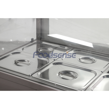 1800W 12-Pan Bain Marie Food Warmer for Buffet and Restaurant Kitchens