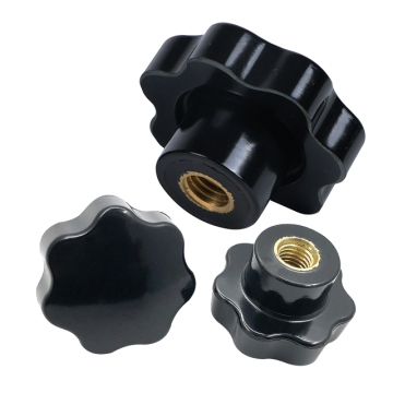 Copper Clamp Knobs and Black Plastic Furniture Handles with Customizable Sizes M8 M10 M12