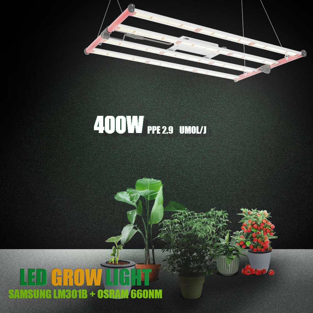 AGLEX LED Grow Light Bar 400W per piantine