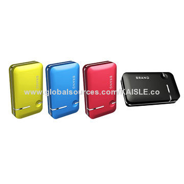 Dual-USB Port Power Banks with 6,600mAh Capacity with 5V at 1A Input