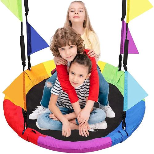 Camping Swing For Kids Waterproof Outdoor Swing Seat with 360° Swivel Playground Factory