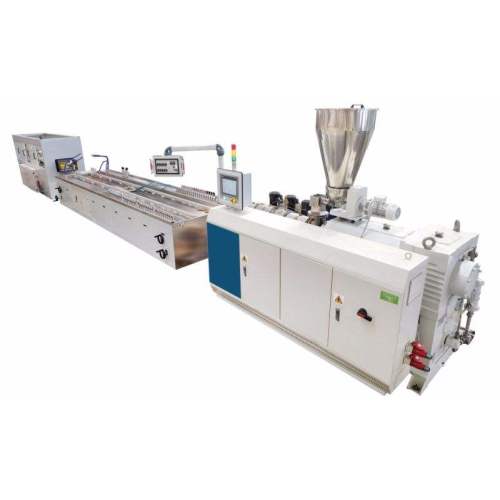 Panel extrusion line production machine