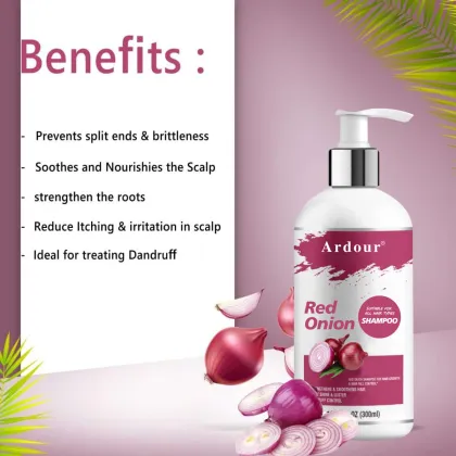 Organic Herbal Plant-Based Anti Hair Loss and Anti-Dandruff Shampoo