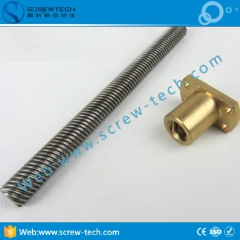 12mm Diameter 3mm pitch lead screw Tr12x12 with four starts