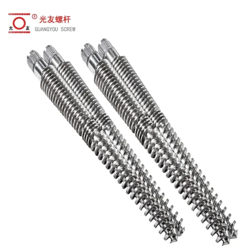 Magsuot ng lumalaban na haluang metal na twin twin screw at bariles