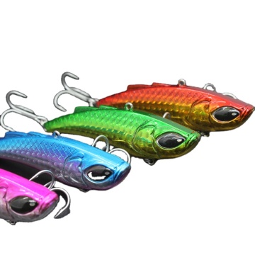 AOCLU Wobblers Super Quality 8cm Hard Bait Minnow Crank VIB Lures for Bass Freshwater and Saltwater with VMC Hooks #4