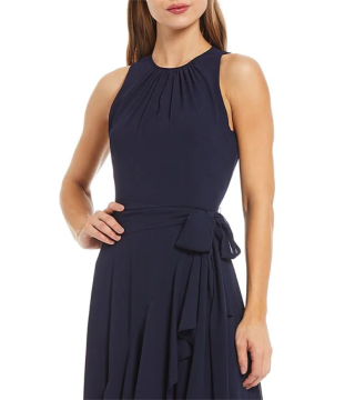 Ladies Black Casual Long Dress Wholesale