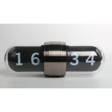 Black Capsule Flip Desk Clock