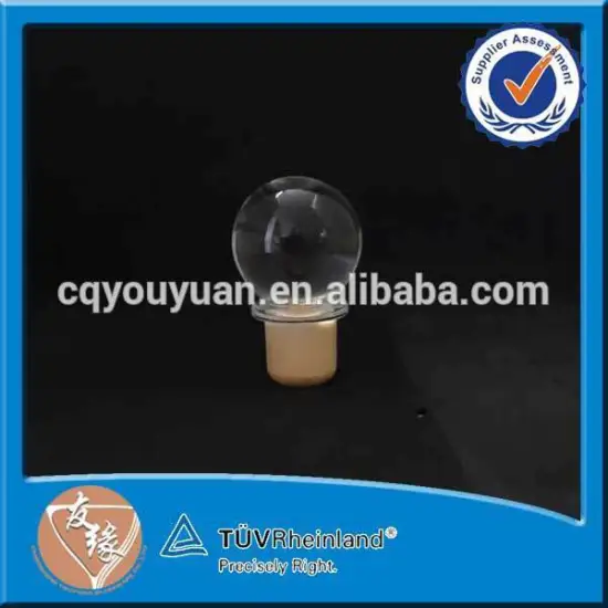 Round polymer composites cap for perfume bottle
