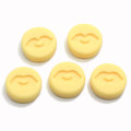 Kawaii Round Candy Resin Cabochon Simulation Food with Lip Shape Wholesale DIY Hair Accessories Jewelry Making