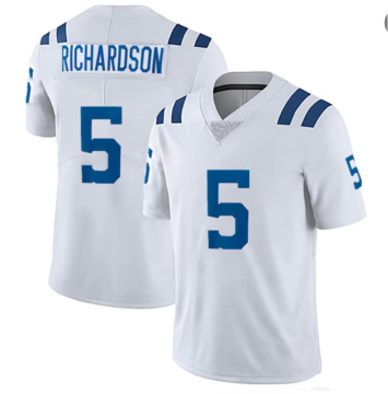 High Quality Blue & White American Football Jerseys with Embroidered Names for Men and Women