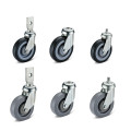 Shopping Cart Wheels Swivel Rubber Caster