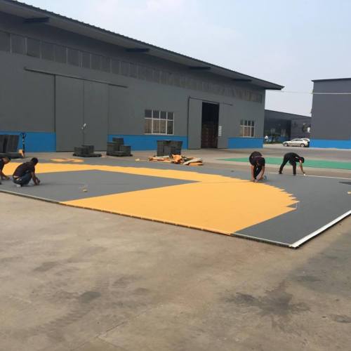 ENLIO -merk FIBA ​​goedgekeurd SES Basketball Court Tiles