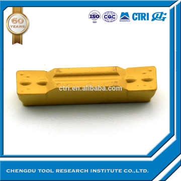 PVD coated carbide cutting tool groove insert