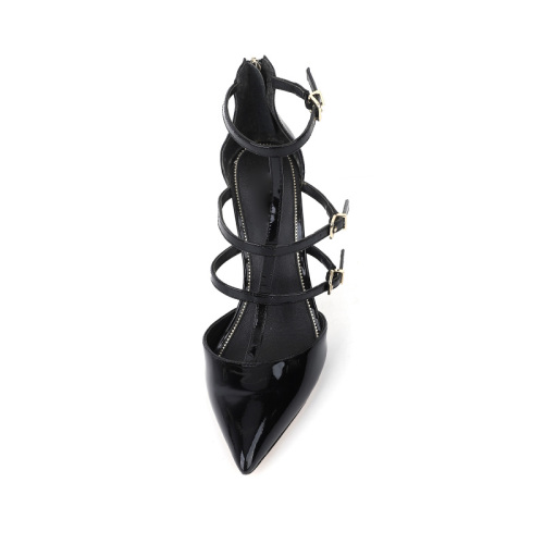 Pointed Toe Multi-strap High Heel Sandals