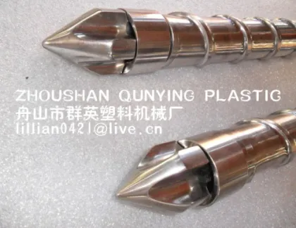 Pvc Injection Screw Barrel For Plastic Machines 