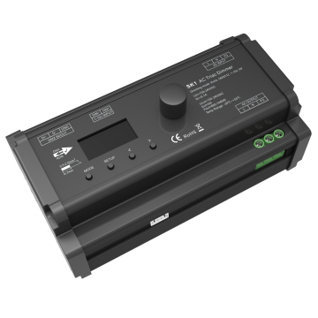 SKYDANCE 100-240VAC 6A OLED RF AC Triac Dimmer with Knob, DMX512, and 2.4GHz Signal Input