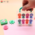 Mini niños DIY DICIO CAREATA Educational Sello de autoingumento