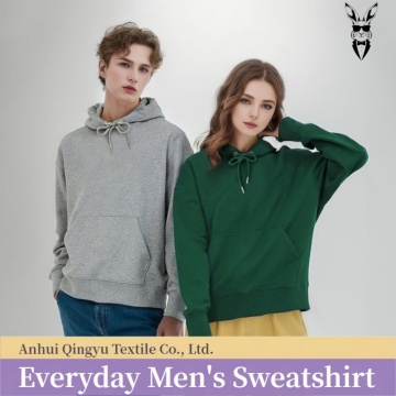 Kişiye Özel Boş Puf Baskılı Erkek Kapüşonlu Üst