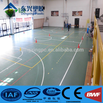 colorful outdoor PVC basketball sports flooring