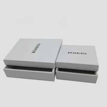 Top And Bottom White Gift Packing Cardboard Boxes