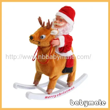 Riding Shake Deer Santa Claus 
