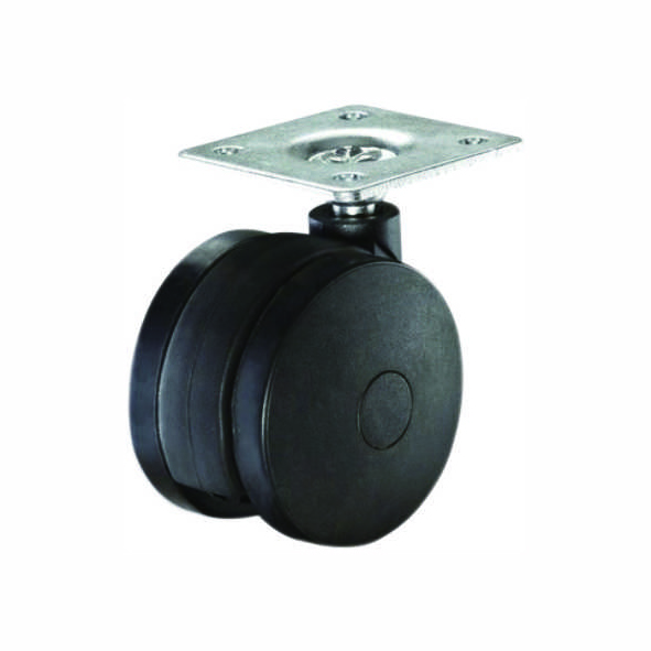 Lightweight Furniture Casters with Nylon Twin Wheels