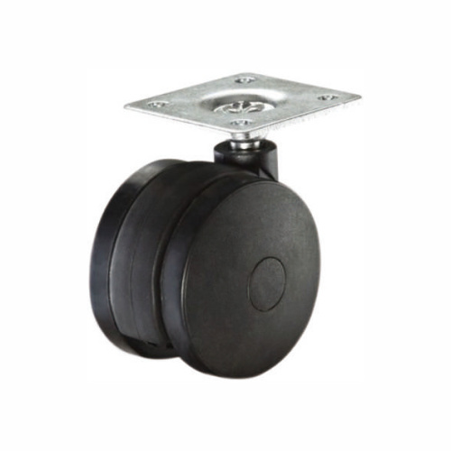 Lightweight Furniture Casters with Nylon Twin Wheels