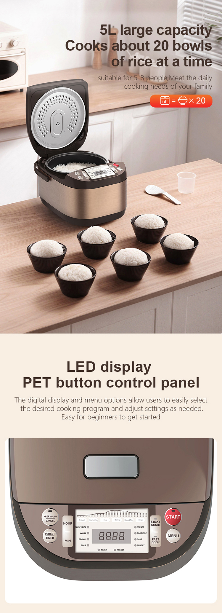 Digital Rice Cooker With IMD Panel (4)