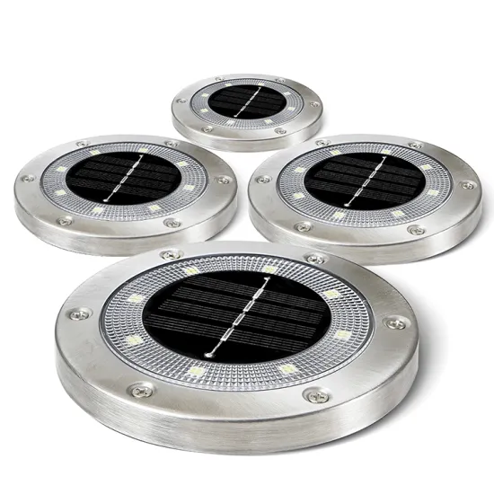 Waterproof Solar-Powered LED Ground Lights for Garden Paths