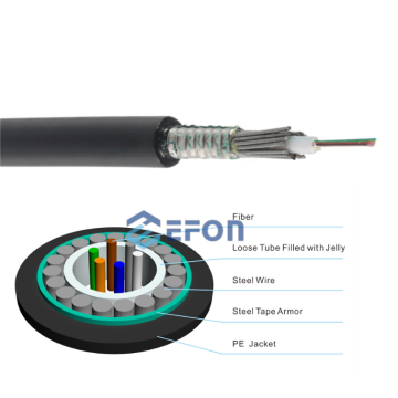 Price and Specifications of Waterproof Cables: SWA Steel Wire Armored, Steel Tape Double Armored Cable with 12 Core and 8 Core Fiber Optics - GYXTY, GYTY33, GYXTS